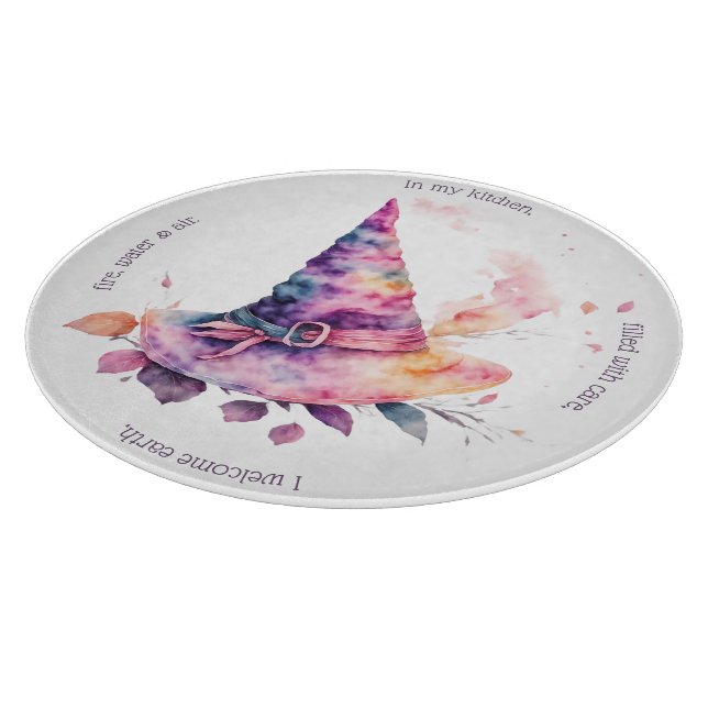 Erstellen Sie Ihre eigenen Spring Rainbow Hexenhut Schneidebrett (Ecke)