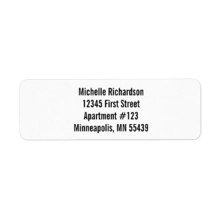 Erstellen Sie Ihre eigenen Standard-Rücksendeadres