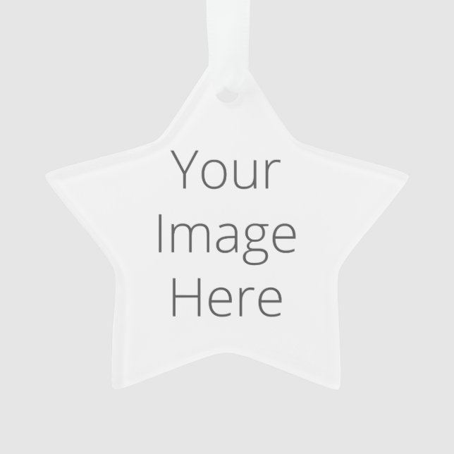 Erstellen Sie Ihre eigenen Star-Ornamente Ornament (Vorderseite)