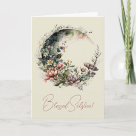 Erstellen Sie Ihre eigenen Teerosen Floral Halbmon Feiertagskarte