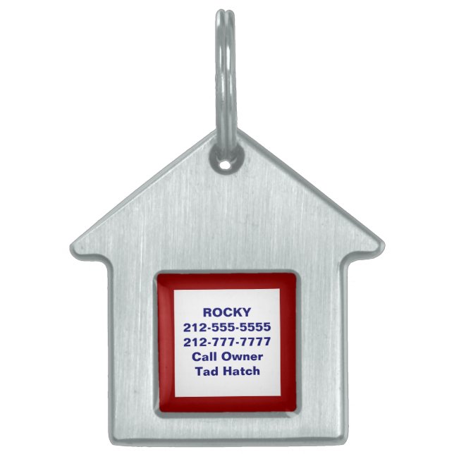 Erstellen Sie Ihre eigenen Tiermarke (Vorderseite)