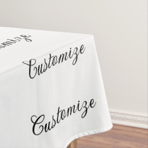 Erstellen Sie Ihre eigenen Tischdecke
