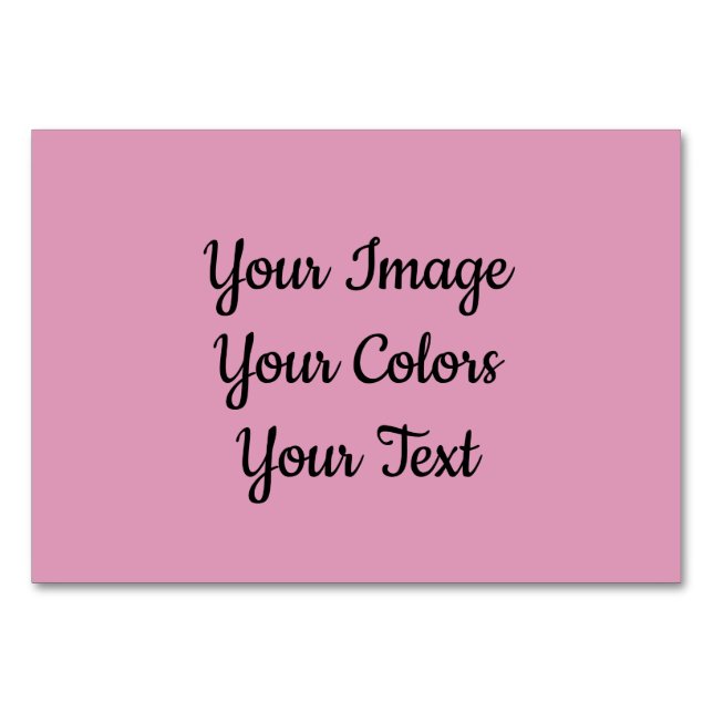 Erstellen Sie Ihre eigenen Tischnummer (Vorderseite)