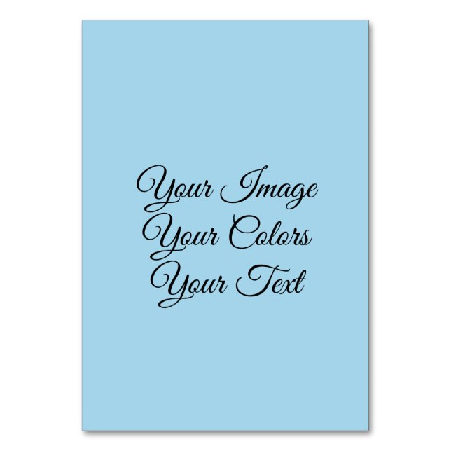 Erstellen Sie Ihre eigenen Tischnummer (Vorderseite)