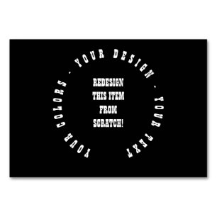 Erstellen Sie Ihre eigenen Tischnummer