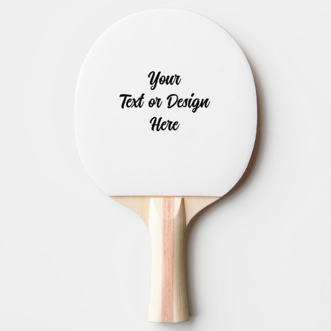 Erstellen Sie Ihre eigenen Tischtennis Schläger (Vorderseite)
