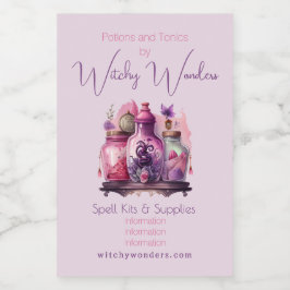 Erstellen Sie Ihre eigenen Tränenflaschen Apotheke Lebensmitteletikett