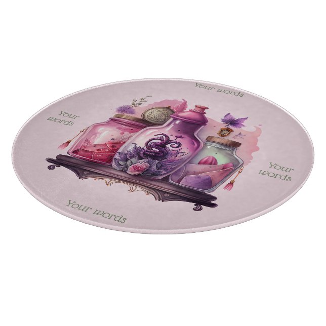 Erstellen Sie Ihre eigenen Trinkflaschen Schneidebrett (Ecke)