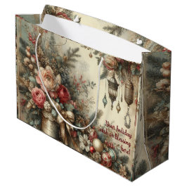 Erstellen Sie Ihre eigenen Viktorianischen Weihnac Große Geschenktüte