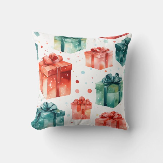 Erstellen Sie Ihre eigenen Weihnachtsboxen & Stars Kissen (Vorderseite)