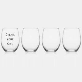 Erstellen Sie Ihre eigenen Weinglas Ohne Stiel