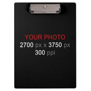 Erstellen Sie Ihre eigenen zwei Fotos individuell Klemmbrett