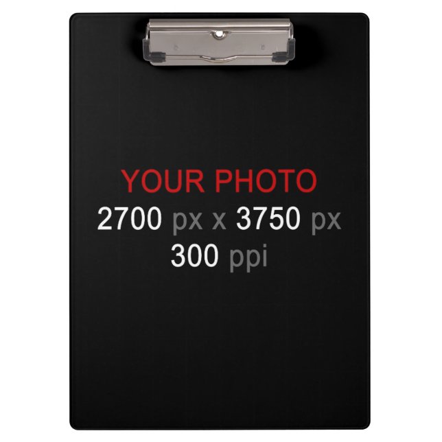 Erstellen Sie Ihre eigenen zwei Fotos individuell Klemmbrett (Vorderseite)