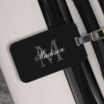 Erstellen Sie Ihre Individuelle Name-Monogramm-Kal Gepäckanhänger<br><div class="desc">Erstellen Sie Ihre eigene personalisierte Gepäckmarke mit Ihrem individuelle Name und Monogramm. Um diese Designvorlage zu bearbeiten,  bearbeiten Sie einfach die Textfelder wie oben gezeigt. Sie können einfach mehr Text oder Bilder hinzufügen,  Schriftart und Farben anpassen. Leckerei selbst oder machen Sie das passende Geschenk für Familie und Freunde!</div>