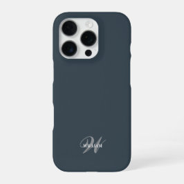 Erstellen Sie Ihre Individuelle Name-Monogrammkall iPhone 16 Pro Hülle