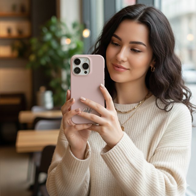 Erstellen Sie Ihre Individuelle Name-Monogrammkall iPhone Hülle (Von Creator hochgeladen)