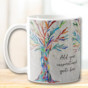 Erstellen Sie Ihre Inspirationsmeldung Kaffeetasse