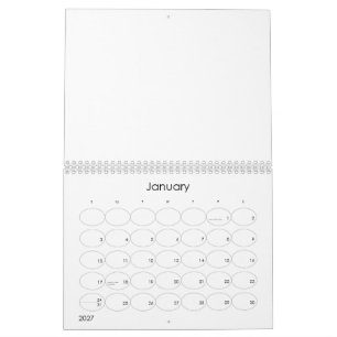 Erstellen Sie Ihre personalisierte 21,59 cm x 27,9 Kalender