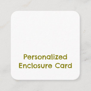 Erstellen Sie Ihre personalisierte 2,5" x 2,5" abg Begleitkarte
