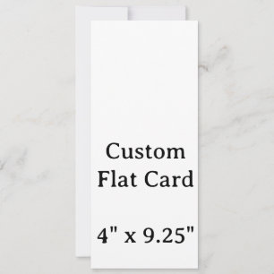 Erstellen Sie Ihre personalisierte 4" x 9,25"-Kart