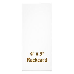 Erstellen Sie Ihre personalisierte 4" x 9" Werbekarte