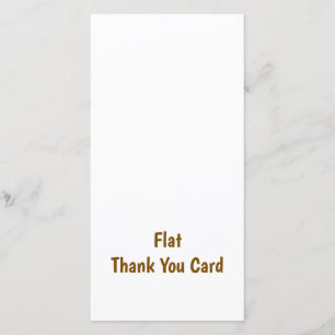 Erstellen Sie Ihre personalisierte 8" x 4"-Flachka Dankeskarte
