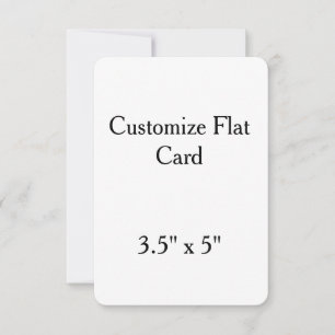 Erstellen Sie Ihre persönliche 3,5" x 5" abgerunde