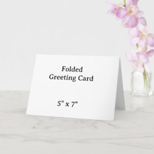 Erstellen Sie Ihre persönliche 5" x 7" gefaltete G Karte