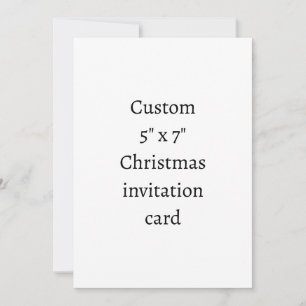 Erstellen Sie Ihre persönliche 5" x 7" Weihnachtsk Einladung
