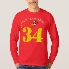 Erstellen Sie Ihren bevorzugten Teamnamen 34 Fußba T-Shirt