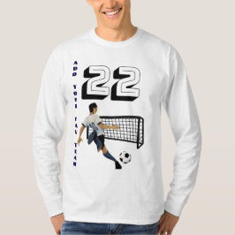 Erstellen Sie Ihren bevorzugten Teamnamen Fußball  T-Shirt