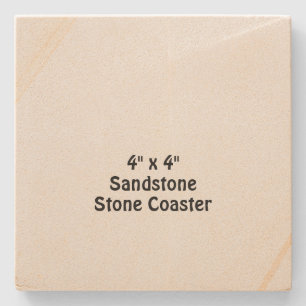 Erstellen Sie Ihren eigenen 10 cm x 10 cm Sandstei Steinuntersetzer