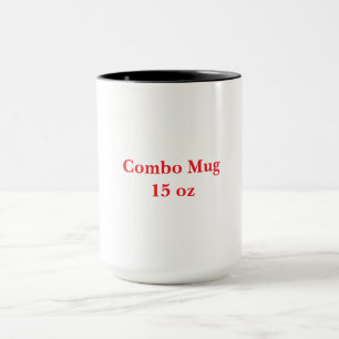 Erstellen Sie Ihren eigenen 15oz Combo Two-Tone-Ka Tasse