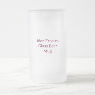 Erstellen Sie Ihren eigenen 16oz mattierten Glasbi Mattglas Bierglas