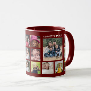 Erstellen Sie Ihren eigenen 18-Familie Foto Collag Tasse