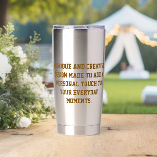Erstellen Sie Ihren eigenen 20 oz Thermotumbler Thermobecher