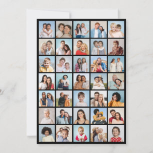 Erstellen Sie Ihren eigenen 35 Foto Collage Gruß Karte