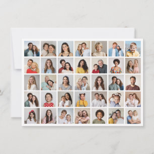 Erstellen Sie Ihren eigenen 35 Foto Collage Gruß Karte