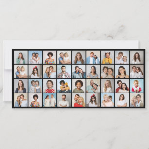 Erstellen Sie Ihren eigenen 36 Foto Collage Gruß Karte