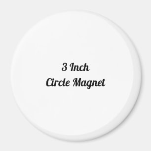 Erstellen Sie Ihren eigenen 3'' runden Magneten Magnet