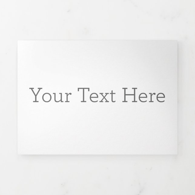 Erstellen Sie Ihren eigenen 5" x 7" Kartendreimal- Dreifach Gefaltete Karte (Cover)