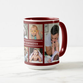 Erstellen Sie Ihren eigenen 6-Foto Collage Familie Tasse