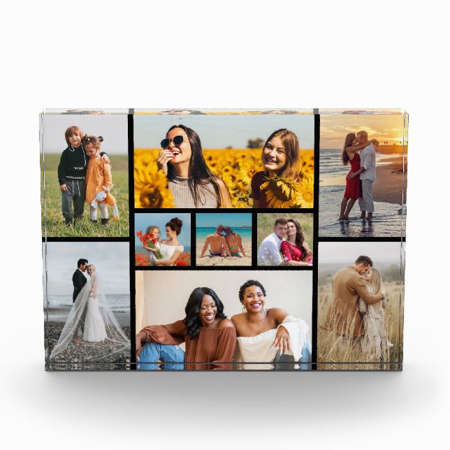Erstellen Sie Ihren eigenen 9 Foto Collage Block (Vorderseite)