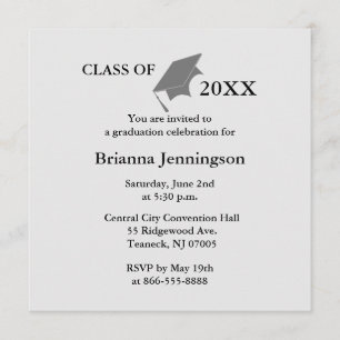 Erstellen Sie Ihren eigenen Abschluss Einladung 3