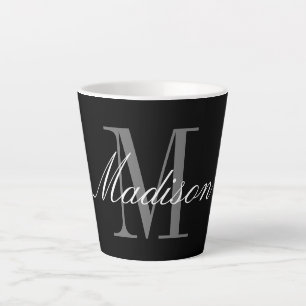 Erstellen Sie Ihren eigenen Anfangsnamen für das M Milchtasse