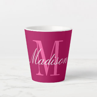Erstellen Sie Ihren eigenen Anfangsnamen für das M Milchtasse