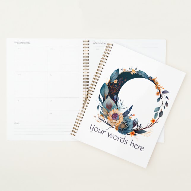 Erstellen Sie Ihren eigenen Aquamarinen und golden Planer (Anzeige)