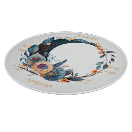 Erstellen Sie Ihren eigenen Aquamarinen und golden Schneidebrett