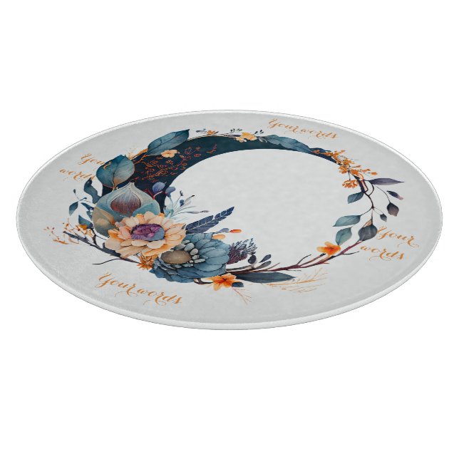 Erstellen Sie Ihren eigenen Aquamarinen und golden Schneidebrett (Ecke)