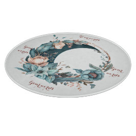 Erstellen Sie Ihren eigenen Aquamarinen und pfirsi Schneidebrett